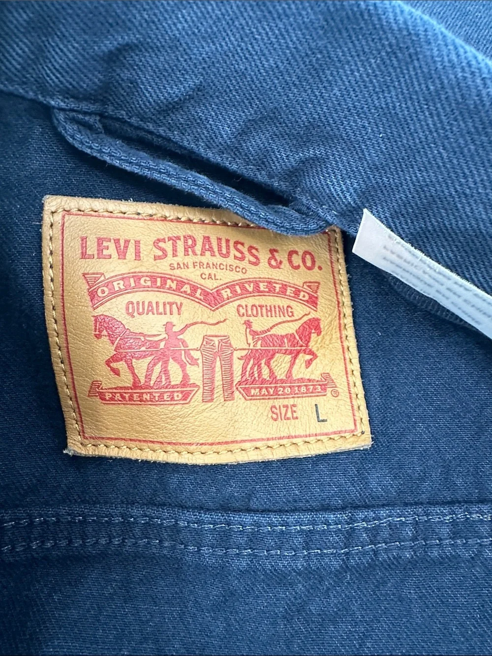 Levi's Men's Dark Blue Denim Trucker Jacket